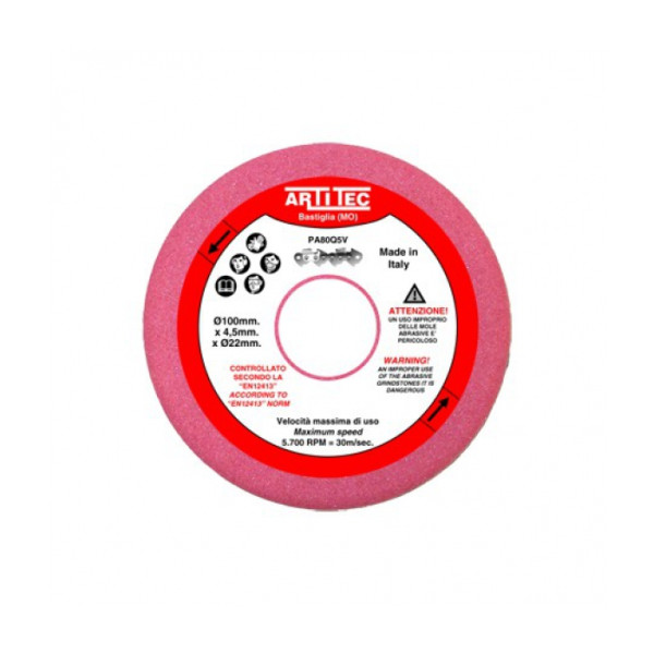 ARTITEC 4.5mm Ekstra šlifavimo diskas grandininių pjūklų galandimo art. AR-MOLAROSA45(MP)