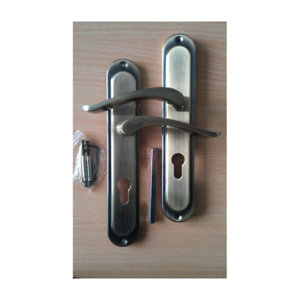 3025 ARTE Door handles, set, patina
