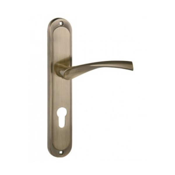 3179 ARTE Door handle, set, patina