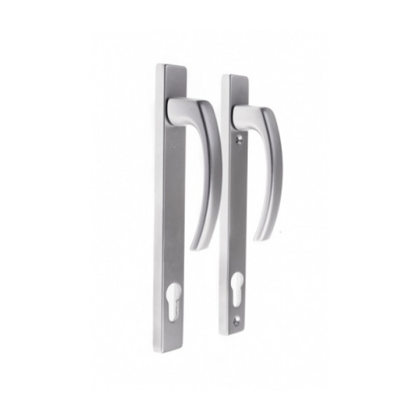WINKHAUS Griffgarnitur RN F1 (silver) special set handles for balcony doors (ON REQUEST)