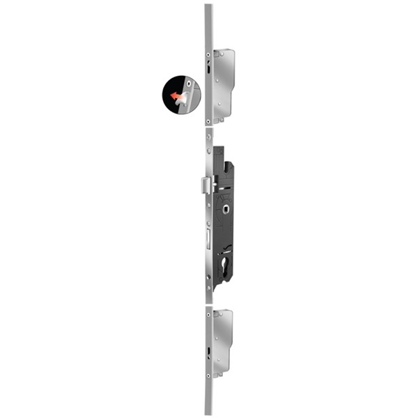 PAVO 92/35 K backset handle operated multipoint door locks - hook locks