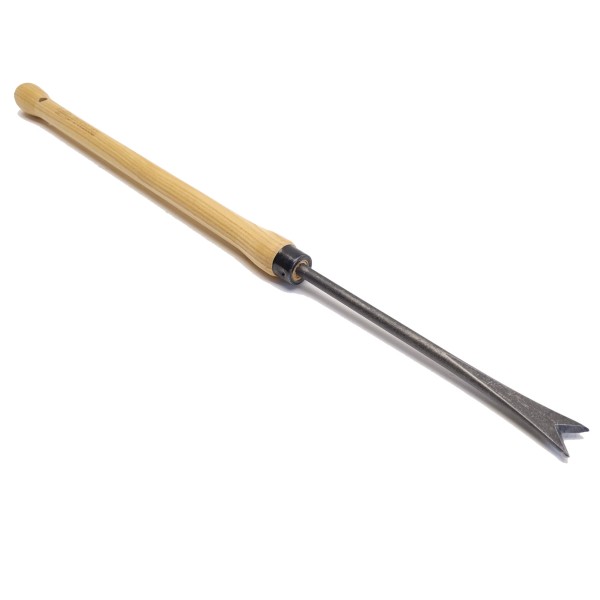 1458 KRUMPHOLZ Piktžolių rautuvas (kaltinis Ø 10 mm) - 48 cm uosio rankena su rankena