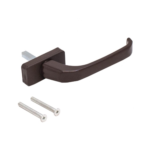 AKV BR(36мм) window handle for wooden windows, brown