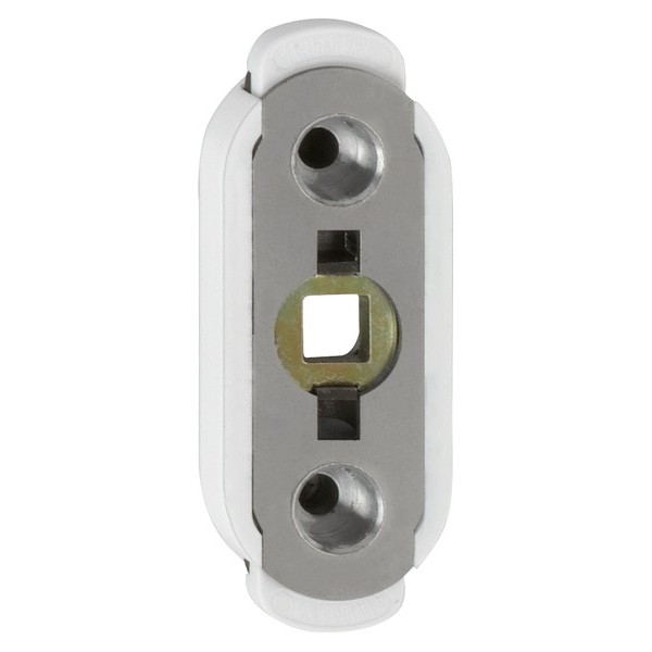 HOPPE KISI F Skand London U14K R9016 window handle lock, white