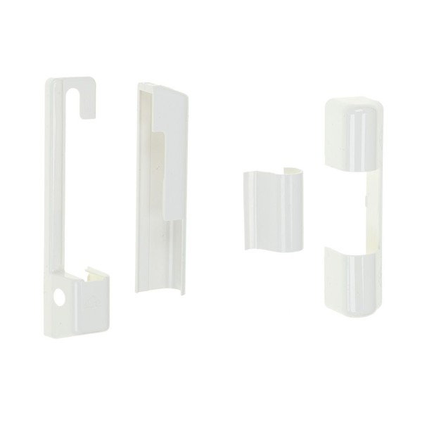 ROTO NT LS set of plastic overlays, white, for wood, left