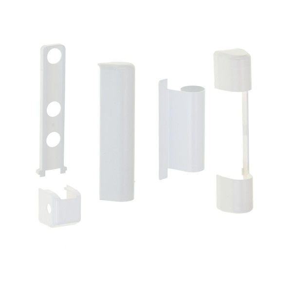 Siegenia FAV:накладки на петли для "дерева" Si-Line,белые,правая