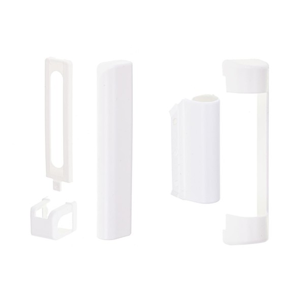 Maco: vyrių dangtelių rinkinys, PVC, 100 kg, baltos spalvos.